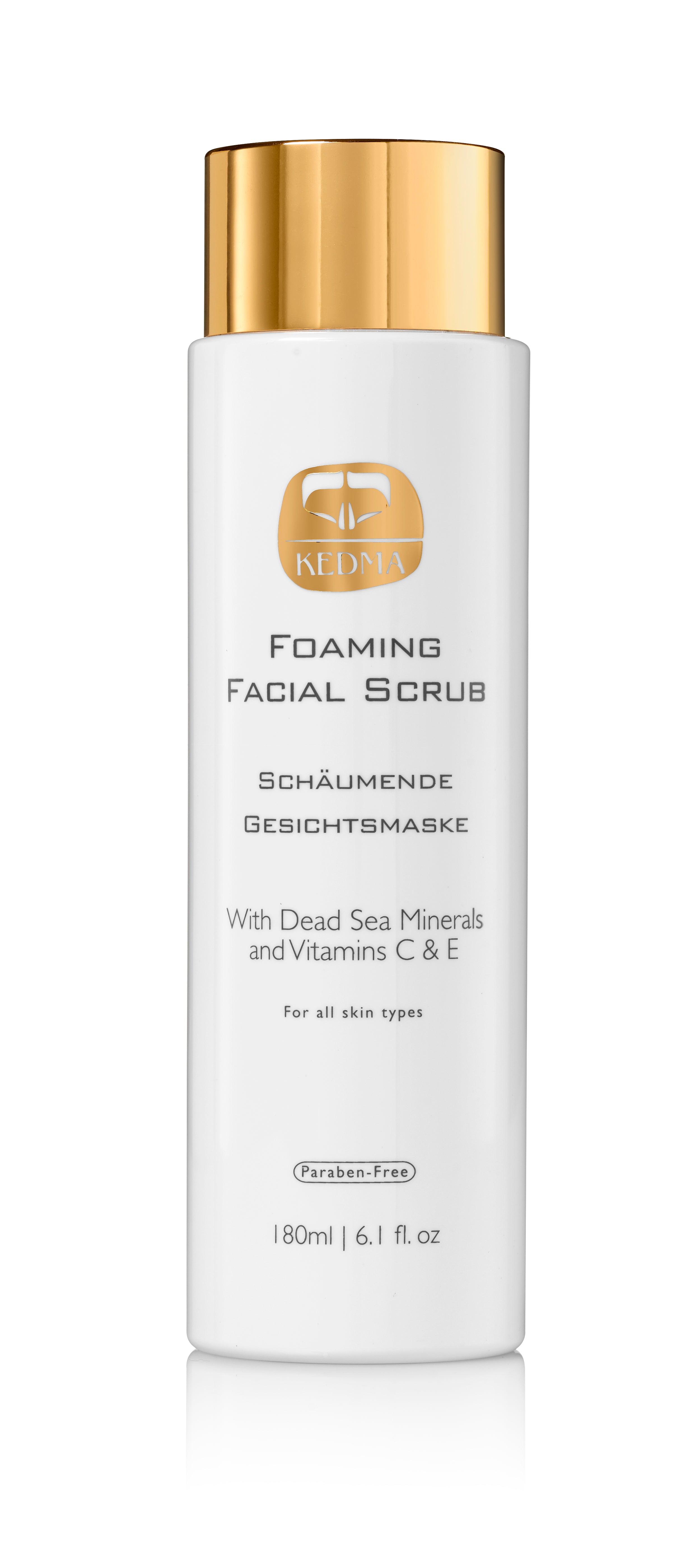 JERICHO Foaming Facial Scrub - Dead Sea Cosmetics Japan